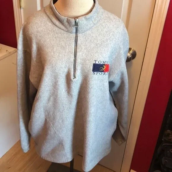 Vintage Tommy Hilfiger Sports 1/4 zip sz XL - Picture 1 of 8